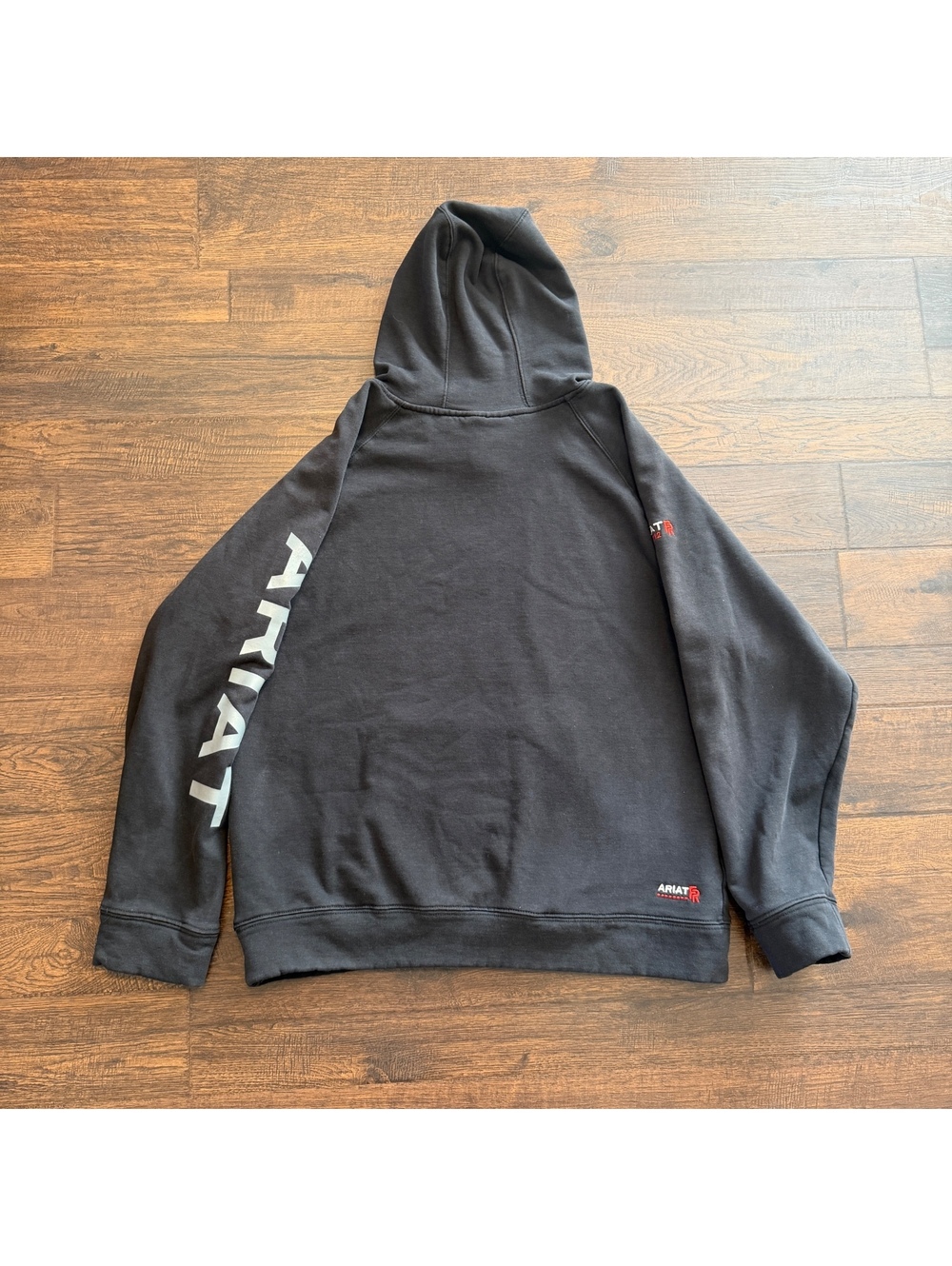 Ariat CAT3 2112 FR Men Primo Fleece Hoodie Black Flame Resistant Sweatshirt M - Picture 8 of 8
